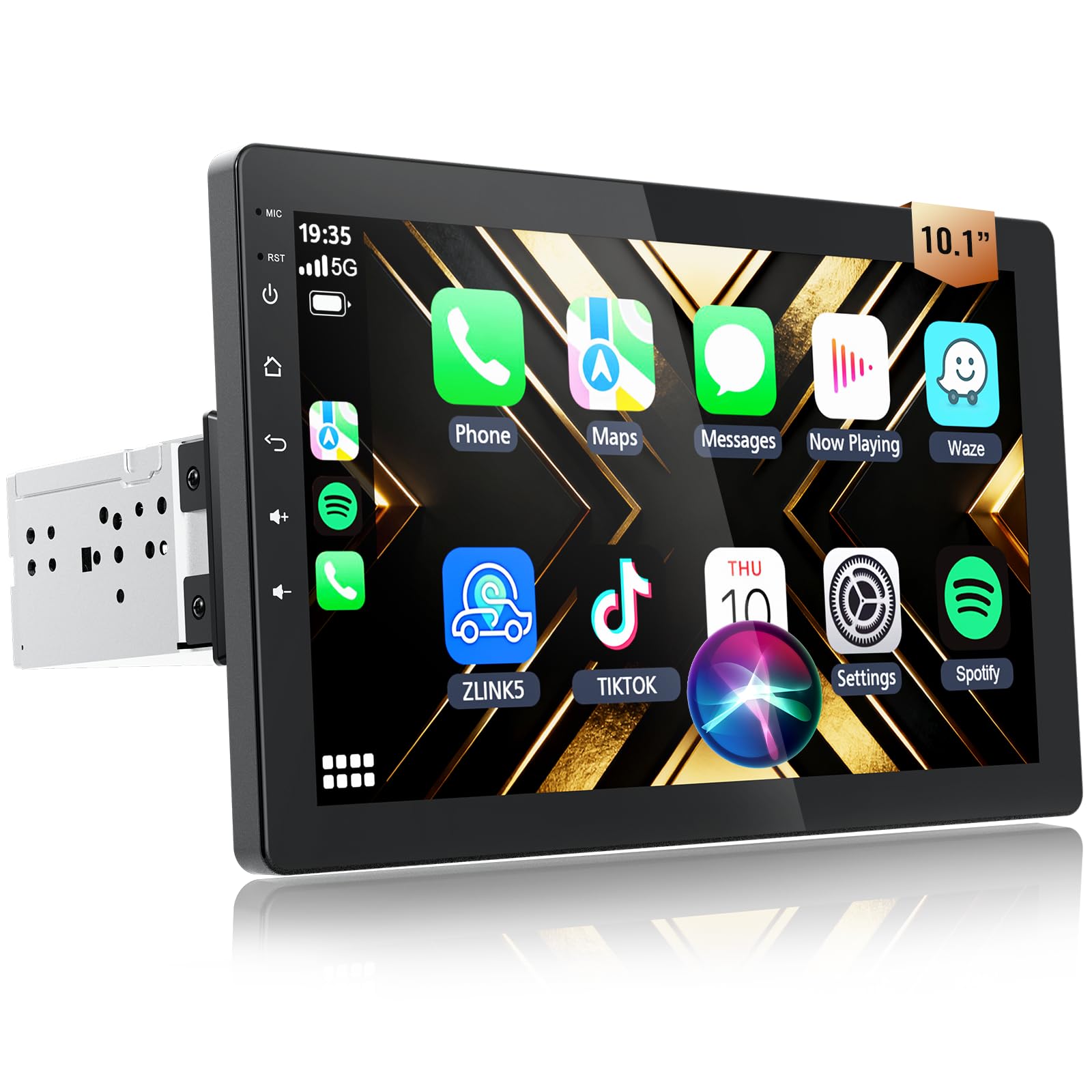 Amazon.com: Haudio 10.1 Inch Single Din Car Stereo, Rotatable